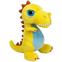 Suki Gifts International T-Rex Dinoz Soft Dinosaur Plush Toy (Medium, Yellow)
