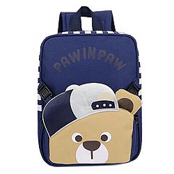 Cute cartoon Backpack Bag Shoulder Small Bag For 1-6 Years Old Children, Deep Blue