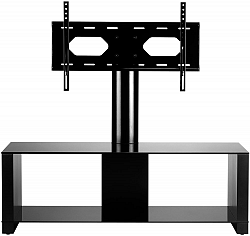 OmniMount Morello 50 Inch Flat Panel Floor Stand with Universal MOUNT - BLACK
