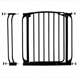 Dream Baby Swing Closed Security Gate Combo - Black by Dreambaby