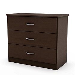 Lux 3-Drawer Chest Chocolate