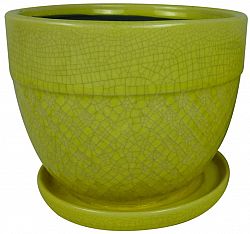 6-inch Acorn Bell Planter in Yellow