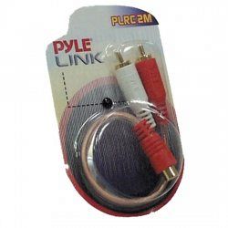 Pyle PLRC2M Dual Male to Single Female RCA Y Connector