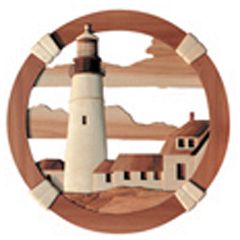 Portland Head Lighthouse Intarsia Pattern