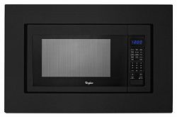 1.6 cu. ft. Countertop Microwave Oven with Optional Built-In Trim Kit in Black