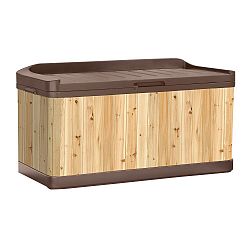 120 Gal. Cedar and Resin Deck Box