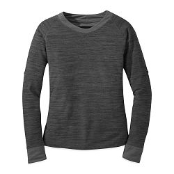Women's Zenga Long Sleeve Shirt-Charcoal