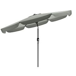 Tilting Patio Umbrella In Sand Gray