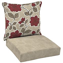 Loa Floral 2-Piece Deep Seating Outdoor Dining Chair Cushion Set