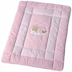 Easy Baby 460-82 Crawling Blanket 100 x 135 cm Sleeping Bear Motif Pink