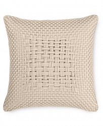 Hotel Collection Dimensions Champagne 20" Square Decorative Pillow, Created for Macy's Bedding