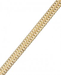 14k Gold Bracelet, Mesh Bracelet