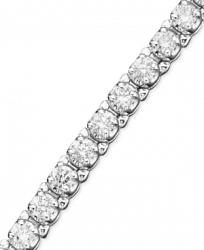Certified Diamond Bracelet in (3-1/3 ct. t. w. ) 14k White Gold
