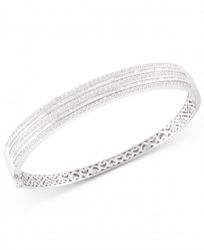 Diamond Bangle Bracelet (2 ct. t. w. ) in 10k White Gold