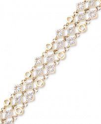 Wrapped in Love Diamond Link Bracelet (1 ct. t. w. ) in 14k Gold, Created for Macy's