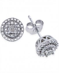 Diamond Stud Earrings (1/10 ct. t. w. ) in Sterling Silver