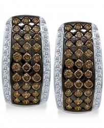 Le Vian Chocolatier Diamond Hoop Earrings (2 ct. t. w. ) in 14k White Gold
