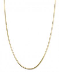 Giani Bernini 20" Snake Chain Necklace in 18K Gold over Sterling Silver, Created for Macy's