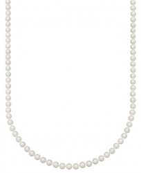 Belle de Mer Pearl Necklace, 18" 14k Gold Aa Akoya Cultured Pearl Strand (6-1/2-7mm)