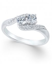Two Souls, One Love Diamond Anniversary Ring (1/2 ct. t. w. ) in 14k White Gold