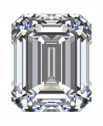 Gia Certified Diamond Emerald (1 ct. t. w. )