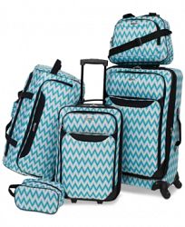 Tag Springfield Iii Printed 5-Pc. Luggage Set, Created for Macy's