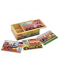 Melissa and Doug Kids Toy, Vehicle Puzzles in a Box