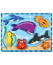 Melissa and Doug Kids Puzzle, Sea Creatures Chunky Puzzle