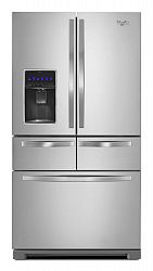 25.8 cu. ft. Double Drawer Refrigerator with Dual Ice Makers in Stainless Steel