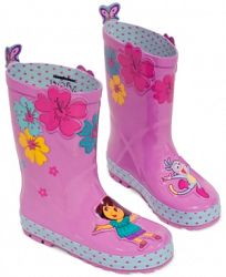 Kidorable Little Girls' or Toddler Girls' Dora the Explorer Rain Boots