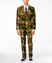 OppoSuits Commando Slim-Fit Suit & Tie