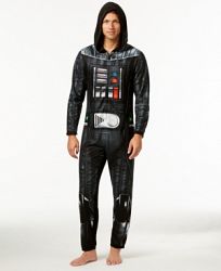 Star Wars Men's Darth Vader Hooded One-Piece Pajamas from Briefly Stated