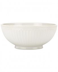 Lenox French Perle Groove Collection White Serving Bowl