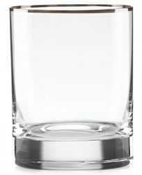 Lenox Timeless Platinum Double Old Fashioned Glass
