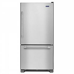 30" Bottom Freezer Refrigerator with Freezer Drawer, 19 Cu. Feet