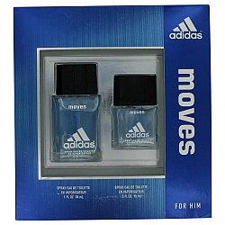 Adidas Moves for Men by Adidas, Gift Set - 1 oz Eau De Toilette Spray + .5 oz Eau De Toilette Spray