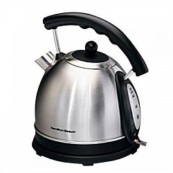 Hamilton Beach Stainless Steel Cordless Electric Kettle Black Gold 720