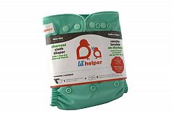 Lil Helper Cloth Diapers Charcoal Mint Solid Soft Babies Nappy Ships from NY USA