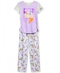 2-Pc. Minecraft Pajama Set, Little Girls (4-6X) & Big Girls (7-16)