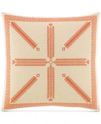 Tommy Bahama Home Rio Embroidered 16" Square Decorative Pillow Bedding