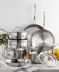 Calphalon Tri-Ply Stainless Steel 13-Pc. Cookware Set