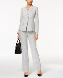 Le Suit Pinstriped Pantsuit