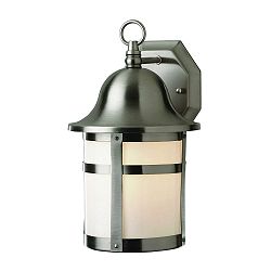 Nickel Band and Cap 16 inch Porch Light