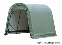 10 ft. x 16 ft. x 8 ft. Round Shelter in Green