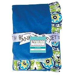 Trend Lab 71180 RECEIVING BLANKET - RUFFLE TRIMMED WAVERLY SOLAR FLAIR