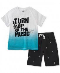 Kids Headquarters 2-Pc. Cotton Music T-Shirt & Shorts Set, Baby Boys (0-24 Months)