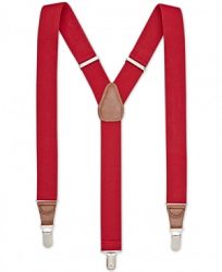 Club Room Men's Solid Stretch Suspenders, Created for Macy's