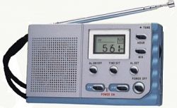 Kaito KA208 Mini size AM/ FM radio with LCD digital display, KA208