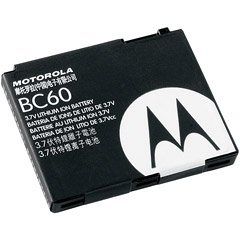 Motorola Li-Ion Battery BC60 (BC-60) for SLVR L7 L6 V8 V3x BATTERY SNN5768A BC60