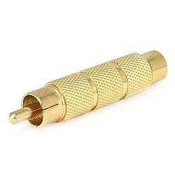 Monoprice 107183 RCA Plug To 6 35 Mm Stereo Jack Metal Adaptor Gold Plated HEC0FXP7Z-2411